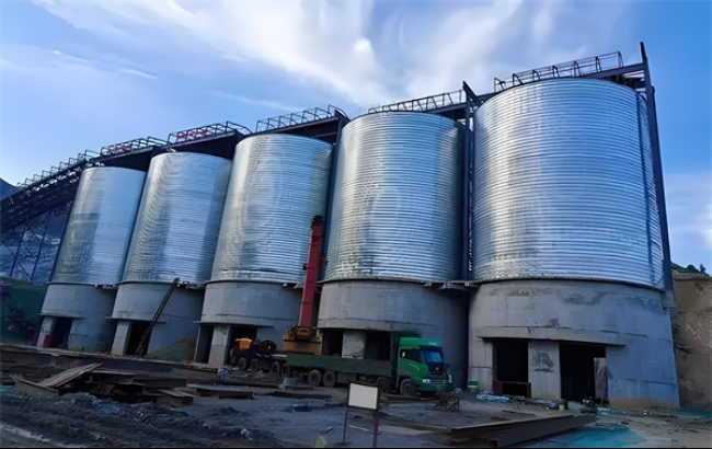 奉节螺旋卷板仓施工现场